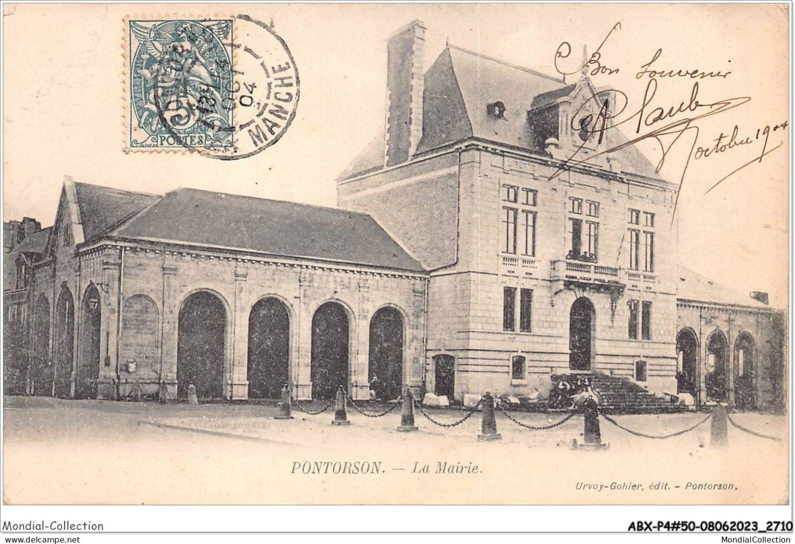 ABXP4-50-0344 -  PONTORSON - La Mairie - Pontorson