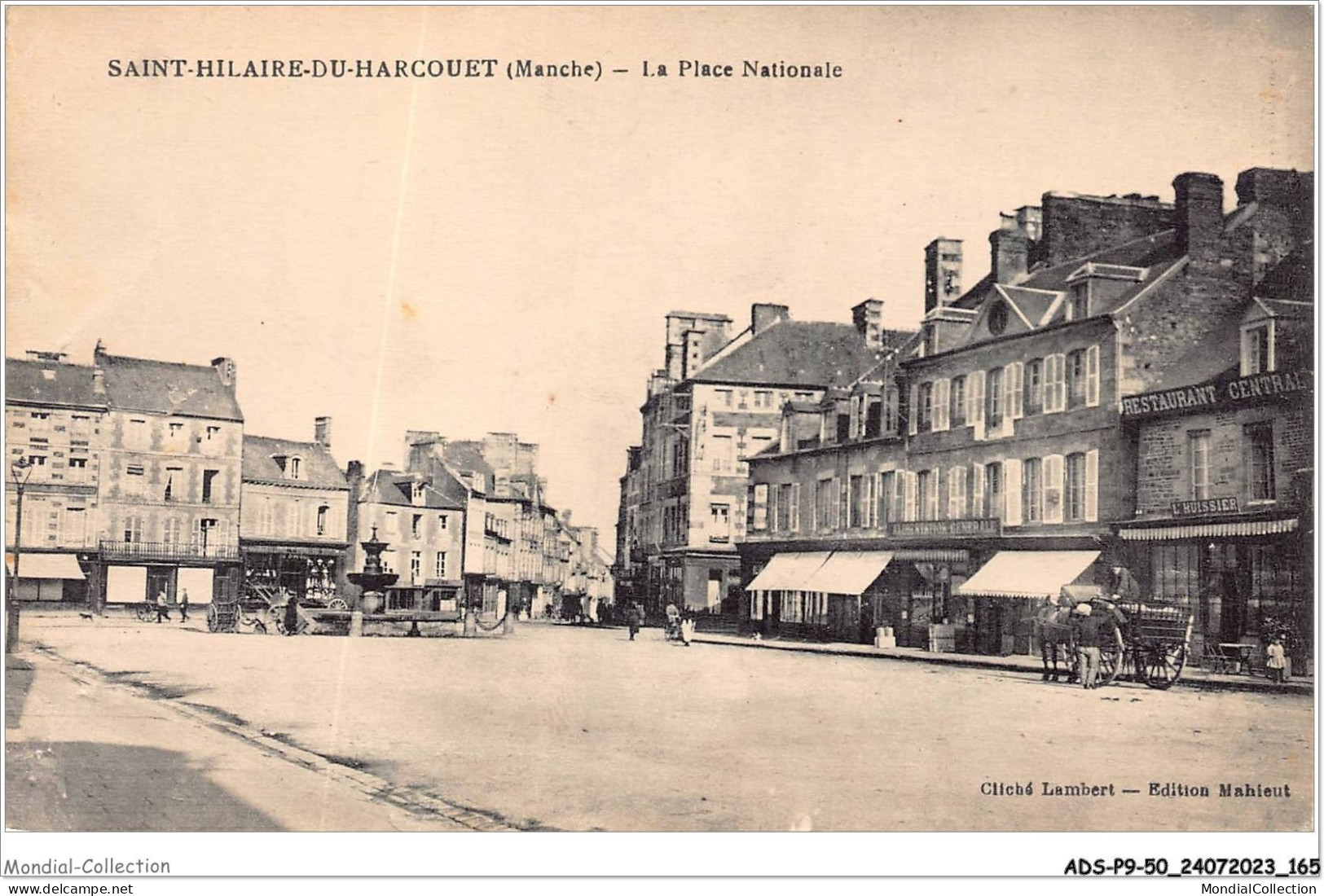 ADSP9-50-0860 - ST-HILAIRE-DU-HARCOUET - La Place Nationale - Saint Hilaire Du Harcouet