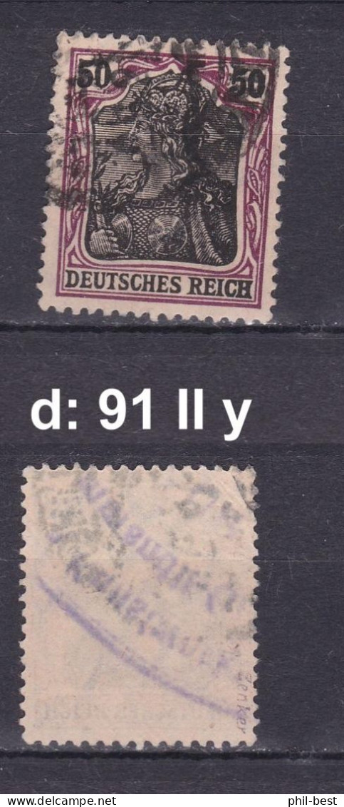 DR 91 II Y, BPP - Geprüft, Gestempelt; #E638d - Oblitérés