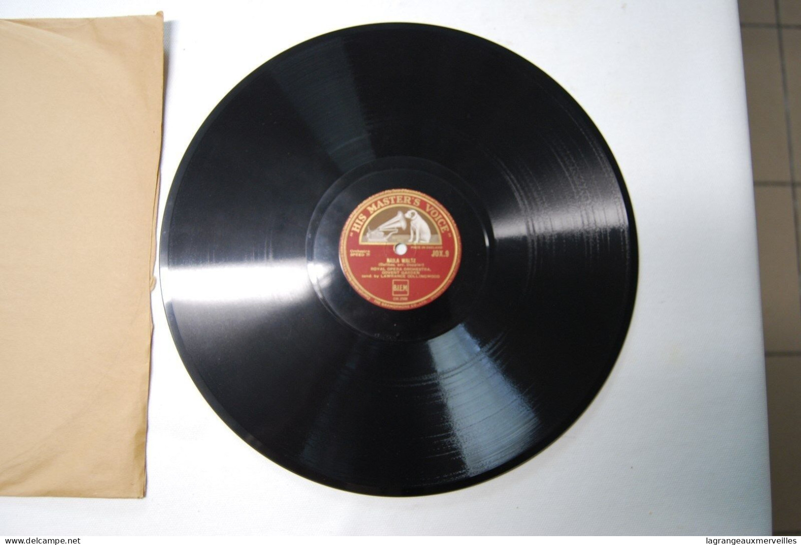 Di2 - Disque His Masters Voice - Symphony - 78 T - Disques Pour Gramophone