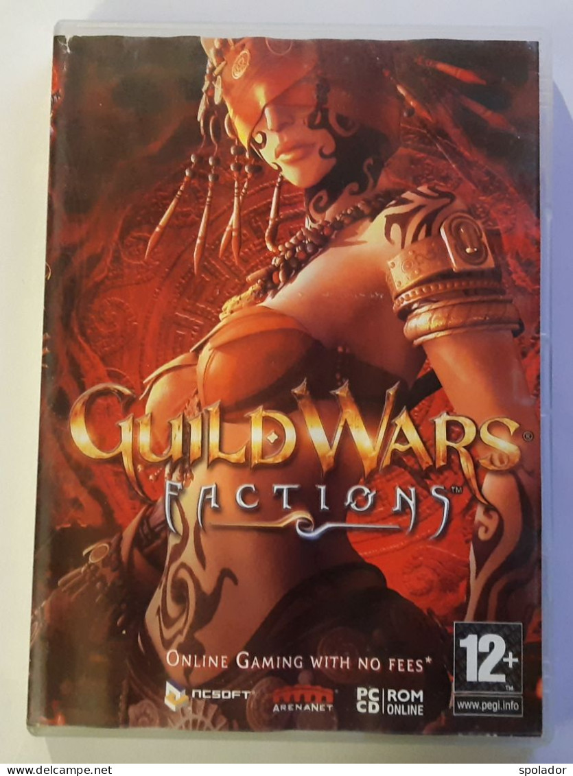 Guild Wars Factions PC CD-ROM Online Software Game-(2006)-2 Discs - PC-Games