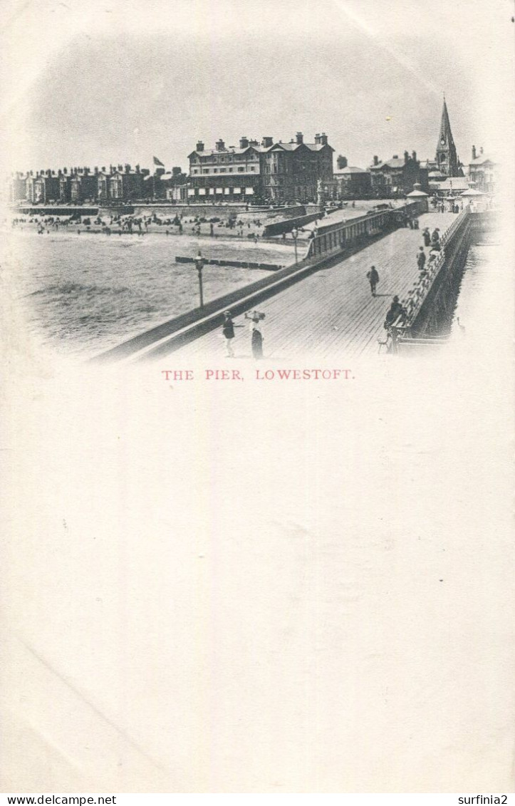 SUFFOLK - LOWESTOFT - THE PIER - EARLY UNDIVIDED BACK  Suf506 - Lowestoft