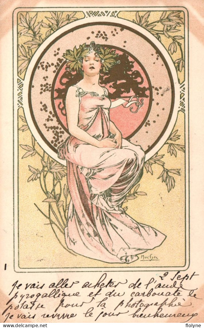 Alphonse MUCHA - Cpa Illustrateur ART NOUVEAU - Femme Hautaine - Jugendstil - Mucha, Alphonse