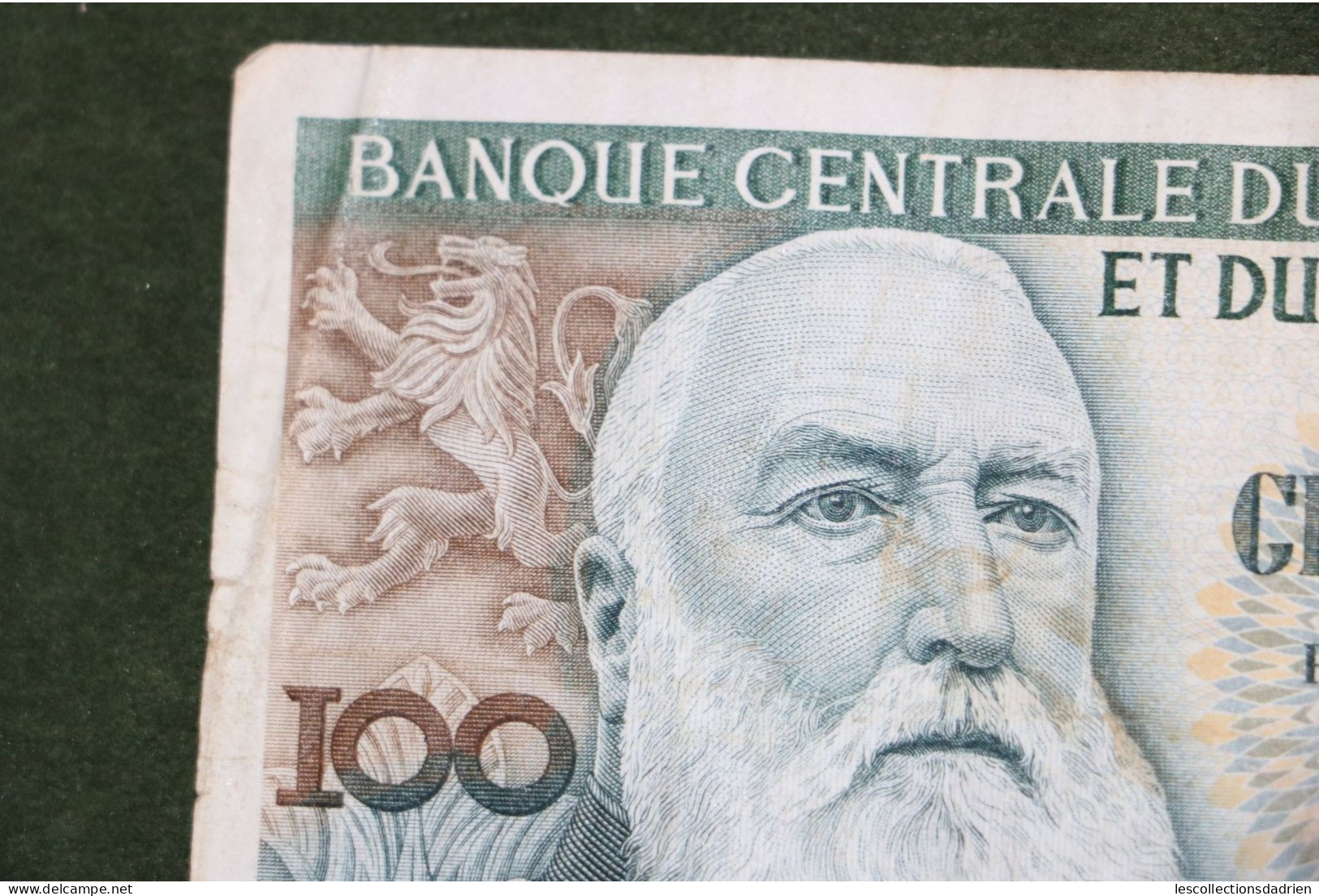 Billet De 100 Francs Congo Belge - 100 Frank Belgische Congo - Ruanda Urundi  1955 - Banknote - Belgian Congo Bank