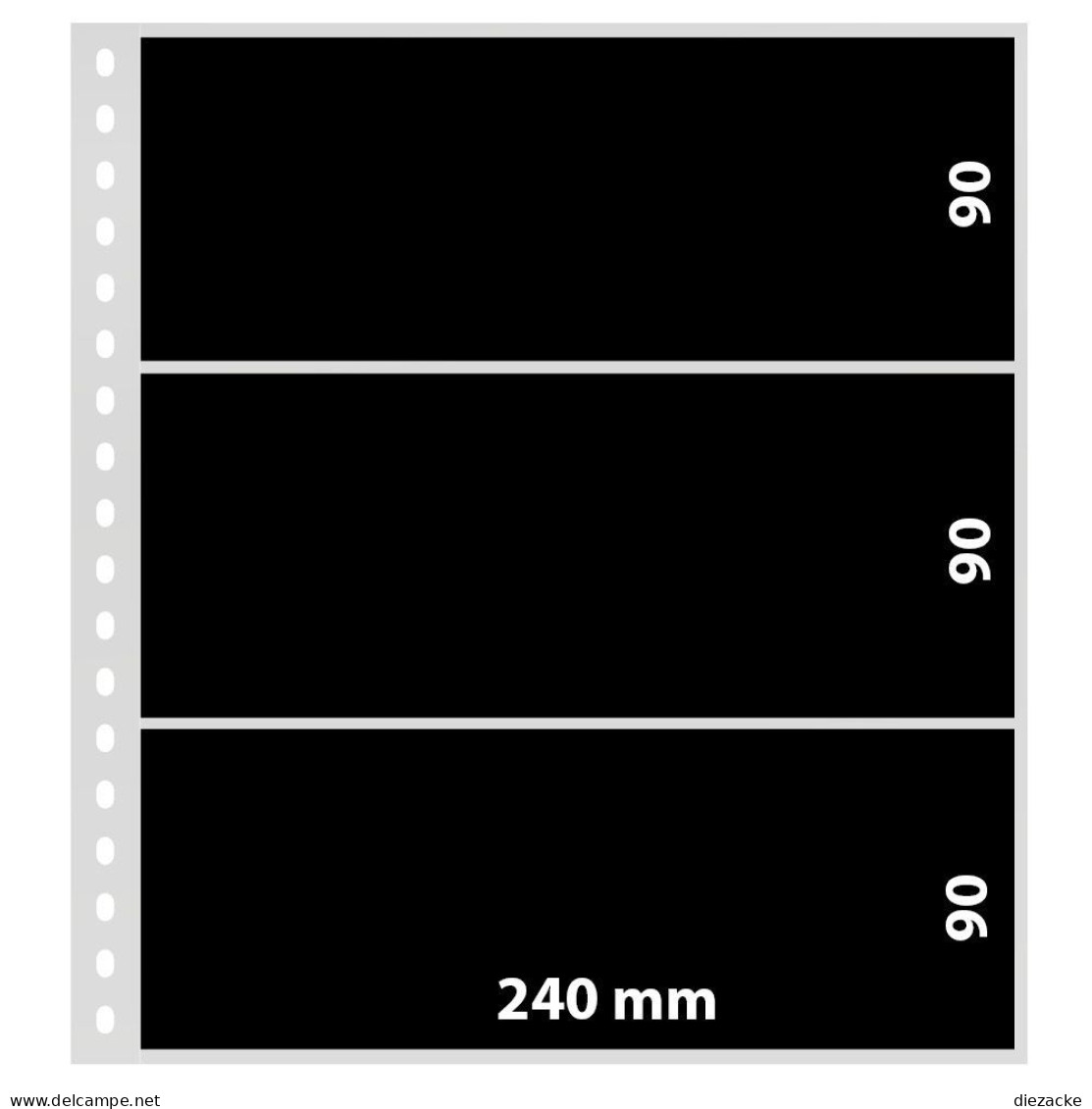 Lindner Klarsichthüllen Mit 3 Streifen 822P (10er Pack) Neuware (VD733 - Sonstige & Ohne Zuordnung