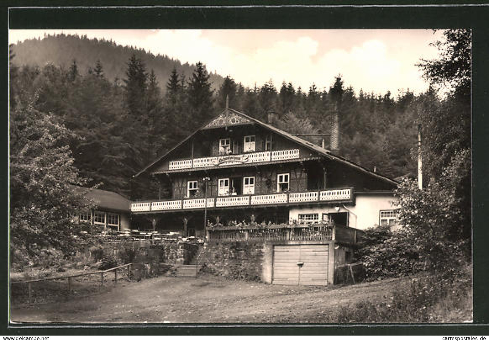 AK Tabarz, Gasthaus Schweizerhaus  - Tabarz