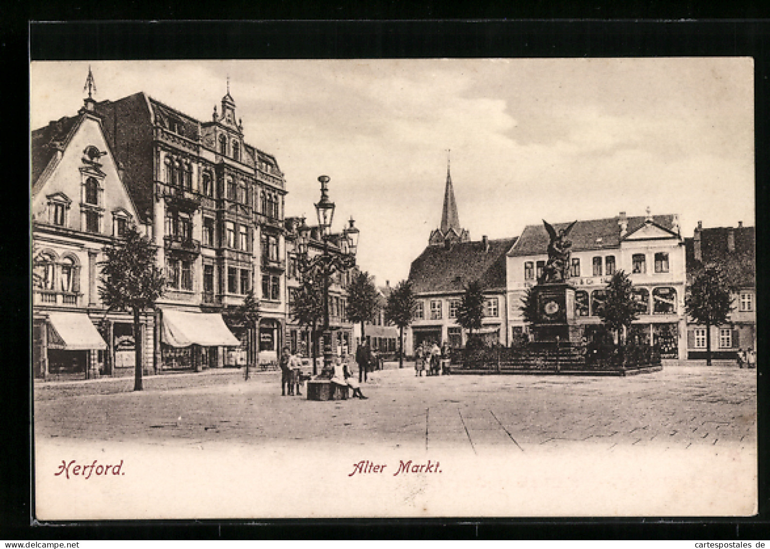 AK Herford, Alter Markt  - Herford