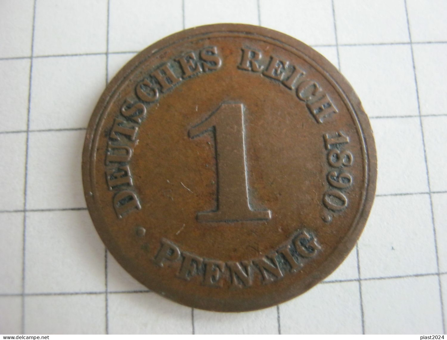 Germany 1 Pfennig 1890 F - 1 Pfennig