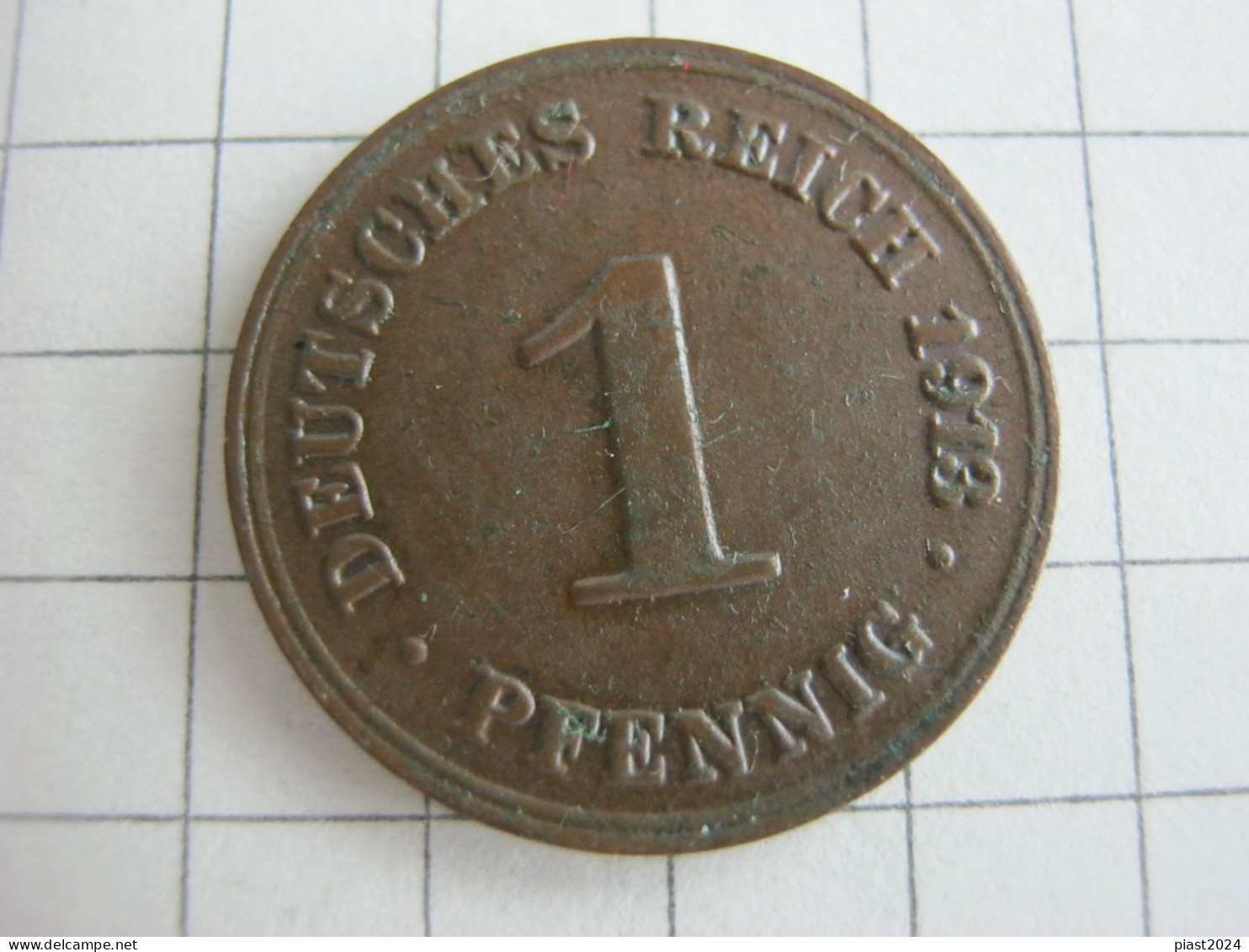 Germany 1 Pfennig 1913 D - 1 Pfennig