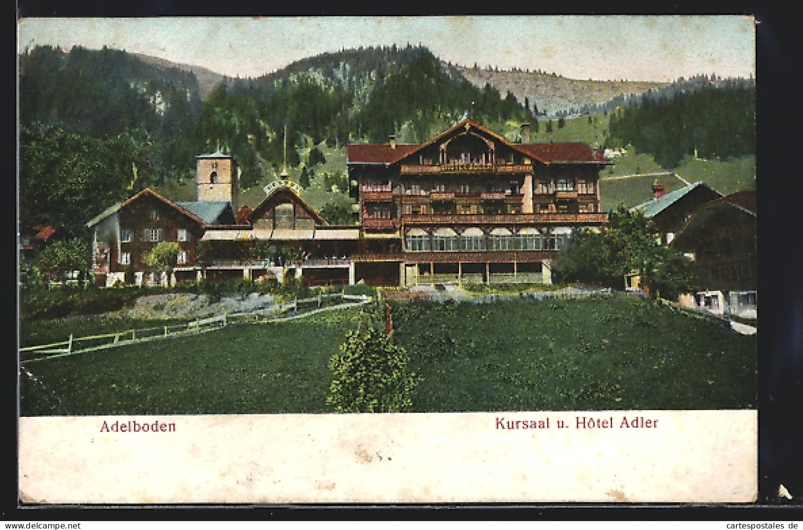 AK Adelboden, Kursaal Und Hotel Adler  - Adelboden