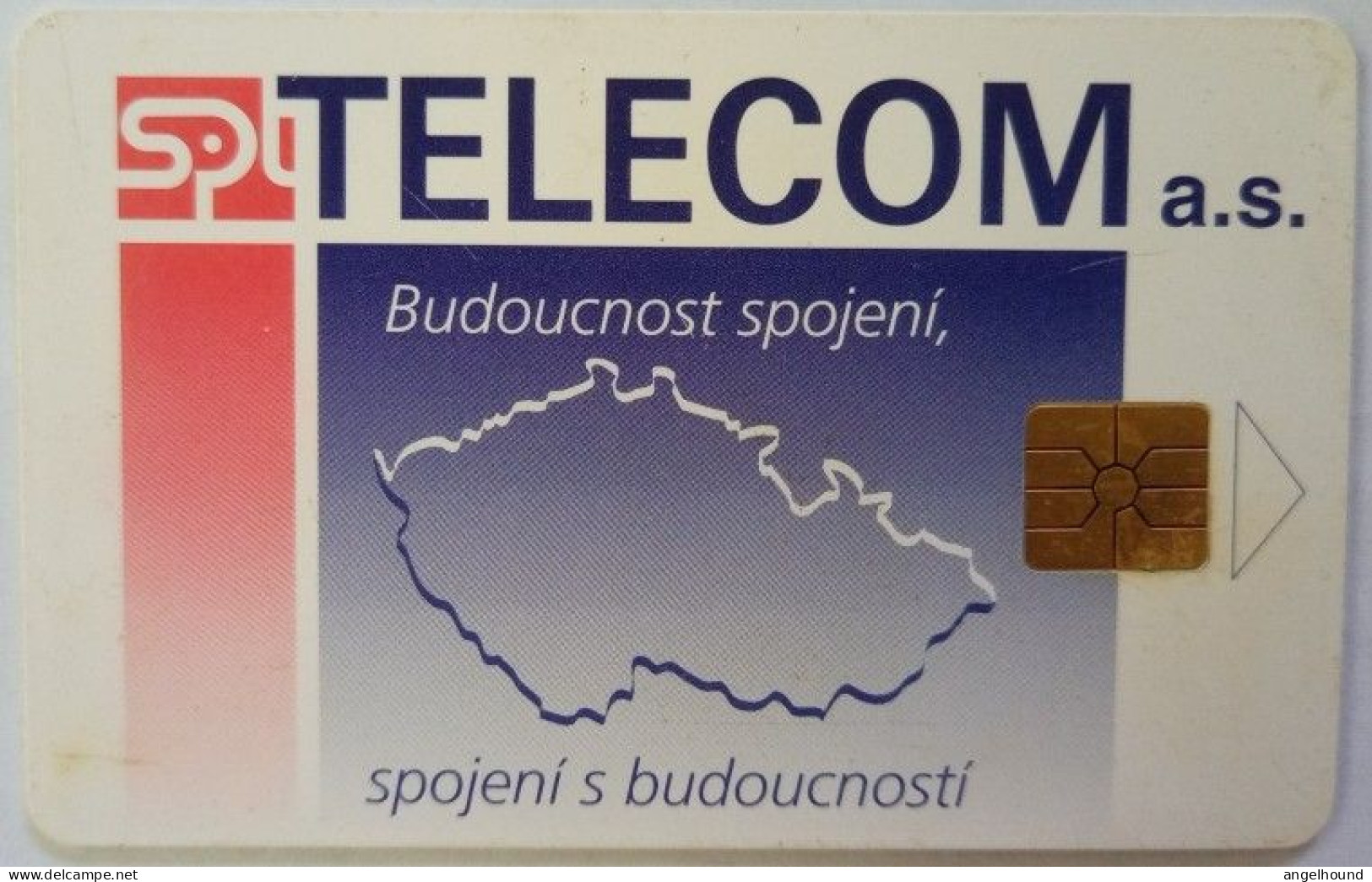 Czech Republic 50 Units Chip Card - Map - Czech Republic