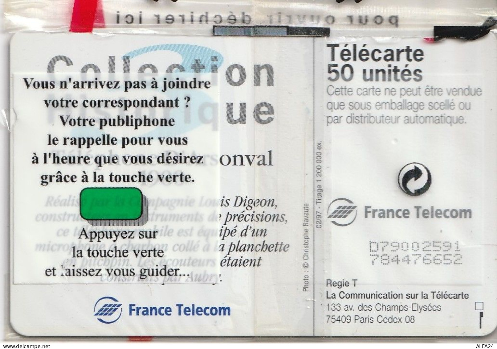 PHONE CARD FRANCIA 1997 BLISTER (CZ1491 - 1997