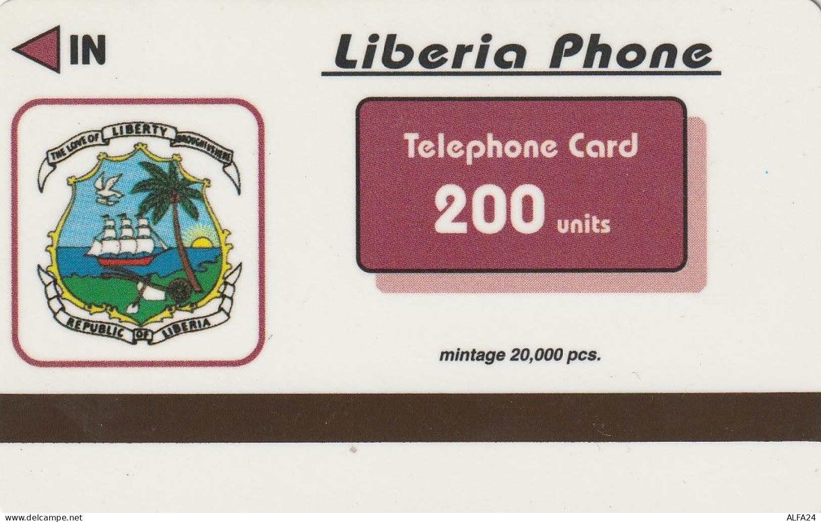PHONE CARD LIBERIA  (CZ1308 - Liberia