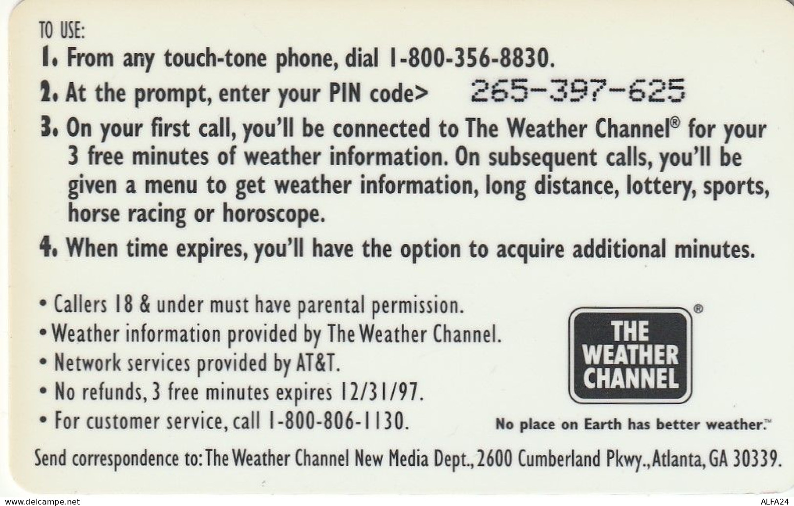 PREPAID PHONE CARD USA  (CZ1096 - Autres & Non Classés