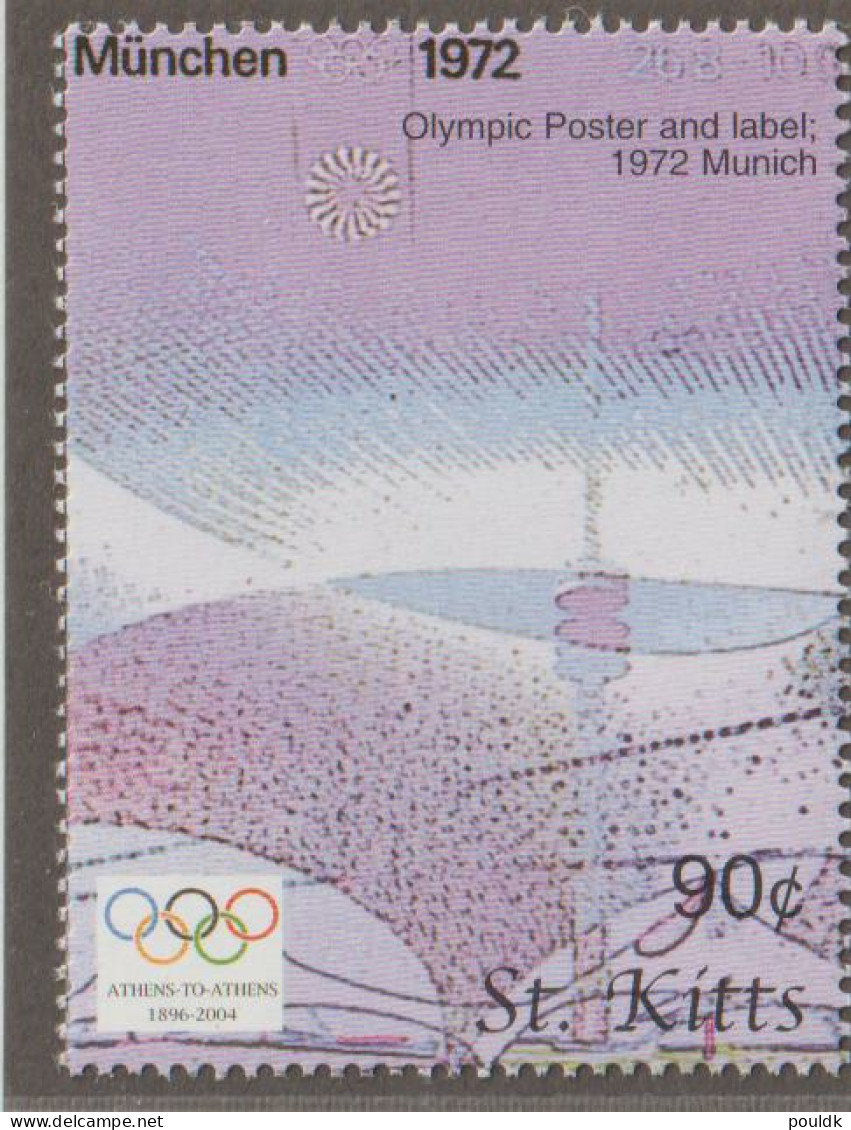 St. Kitts 2004 Olympic Games Athens Four Stamps MNH/**. Postal Weight Approx. 0,04 Kg. Please Read Sales Con - Zomer 2004: Athene