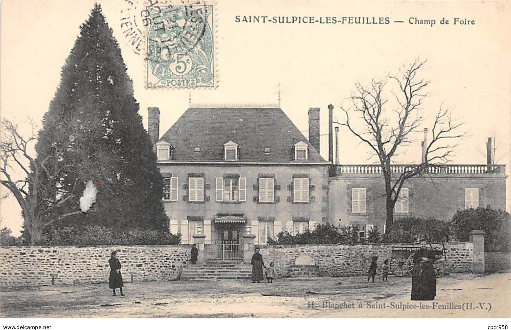 87 - SAINT SULPICE LES FEUILLES - SAN44203 - Champ De Foire - Saint Sulpice Les Feuilles