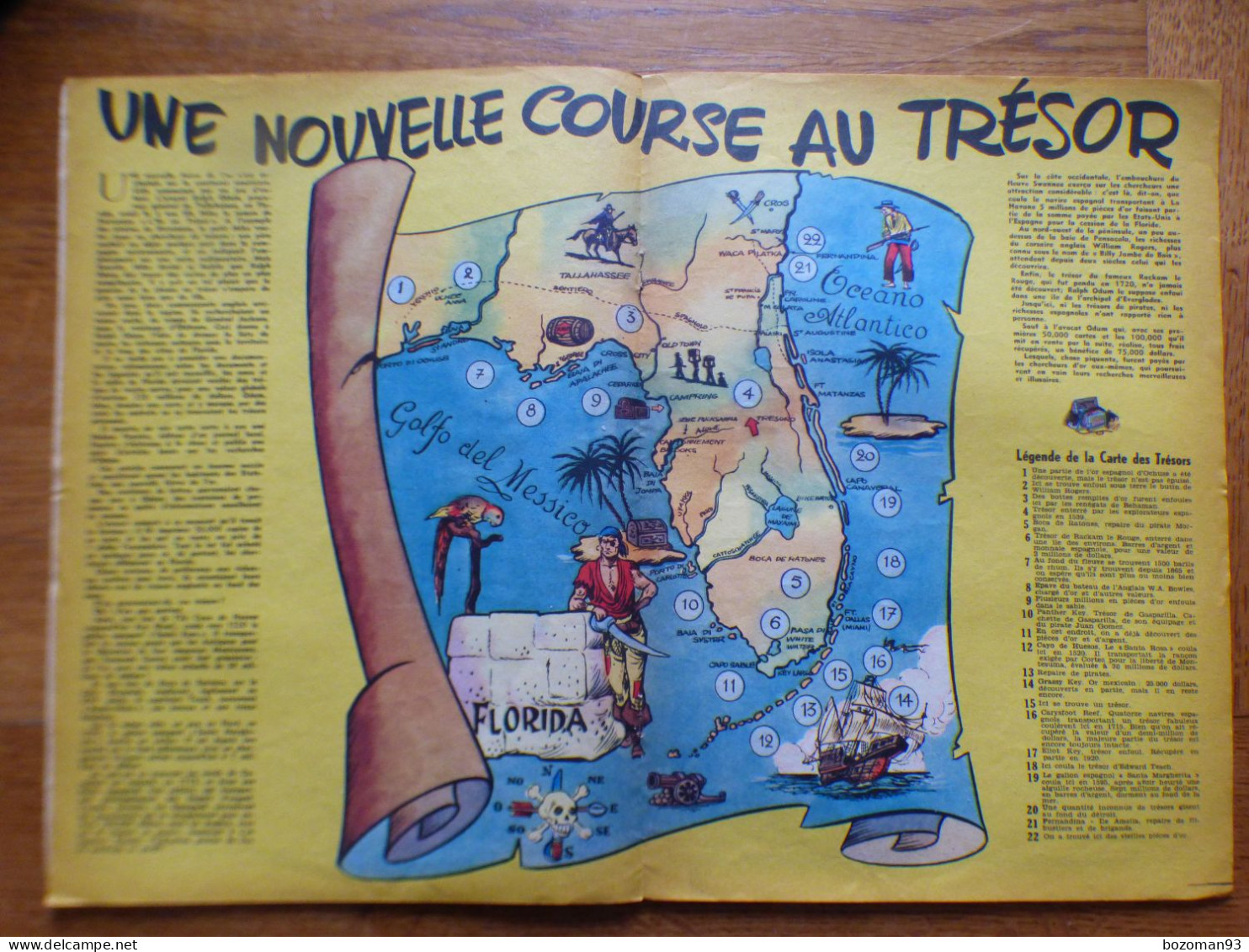 JOURNAL MICKEY BELGE N° 47 Du 01/09/1951 Jeu LA COURSE AU TRESOR - Journal De Mickey