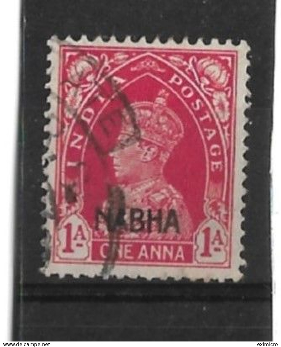 INDIA - NABHA 1942 1a SG 98 FINE USED Cat £6.50 - Nabha