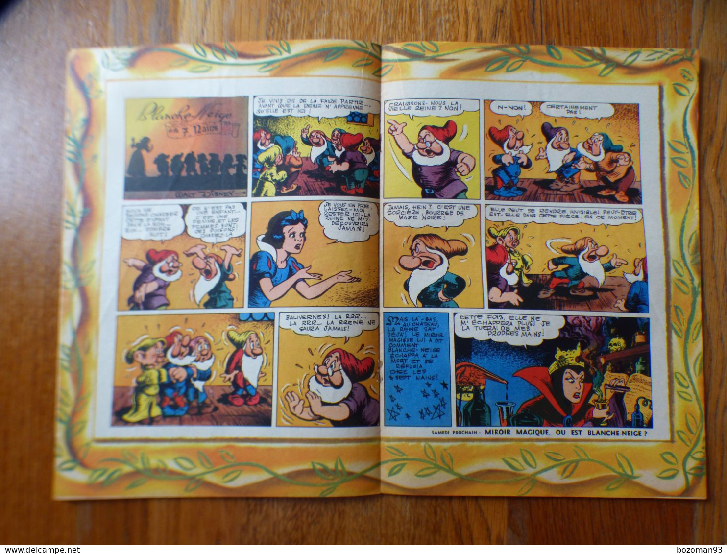 JOURNAL MICKEY BELGE N° 60 Du 1/12/1951 Avec BLANCHE NEIGE + COVER DINGO - Journal De Mickey
