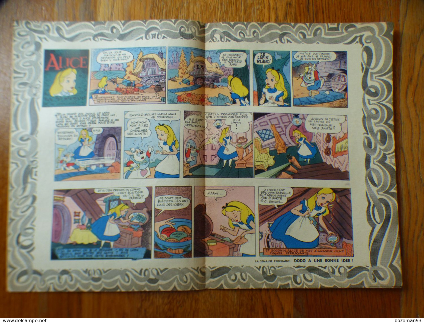 JOURNAL MICKEY BELGE N° 74  Du 07/03/1952 Avec  ALICE AU PAYS DES MERVEILLES + COVER MICKEY - Journal De Mickey
