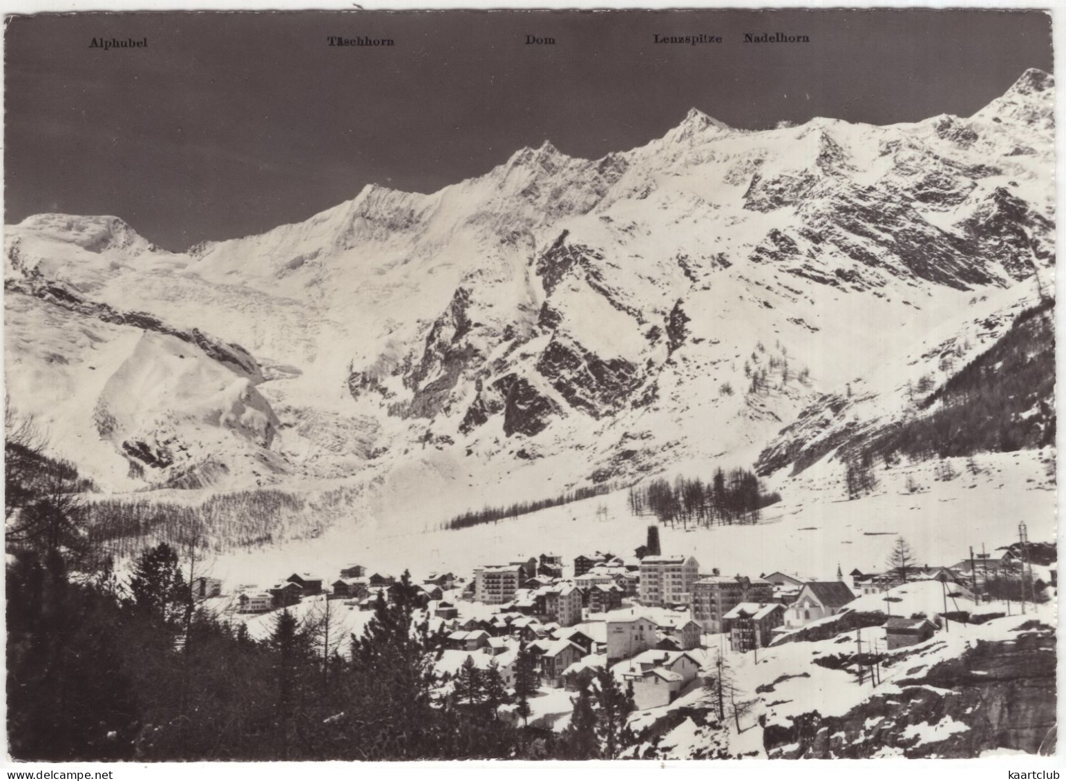 No. 2/47712  Saas-Fee 1800 M, Wallis - (Schweiz/Suisse/Switzerland) - 1965 - Saas-Fee