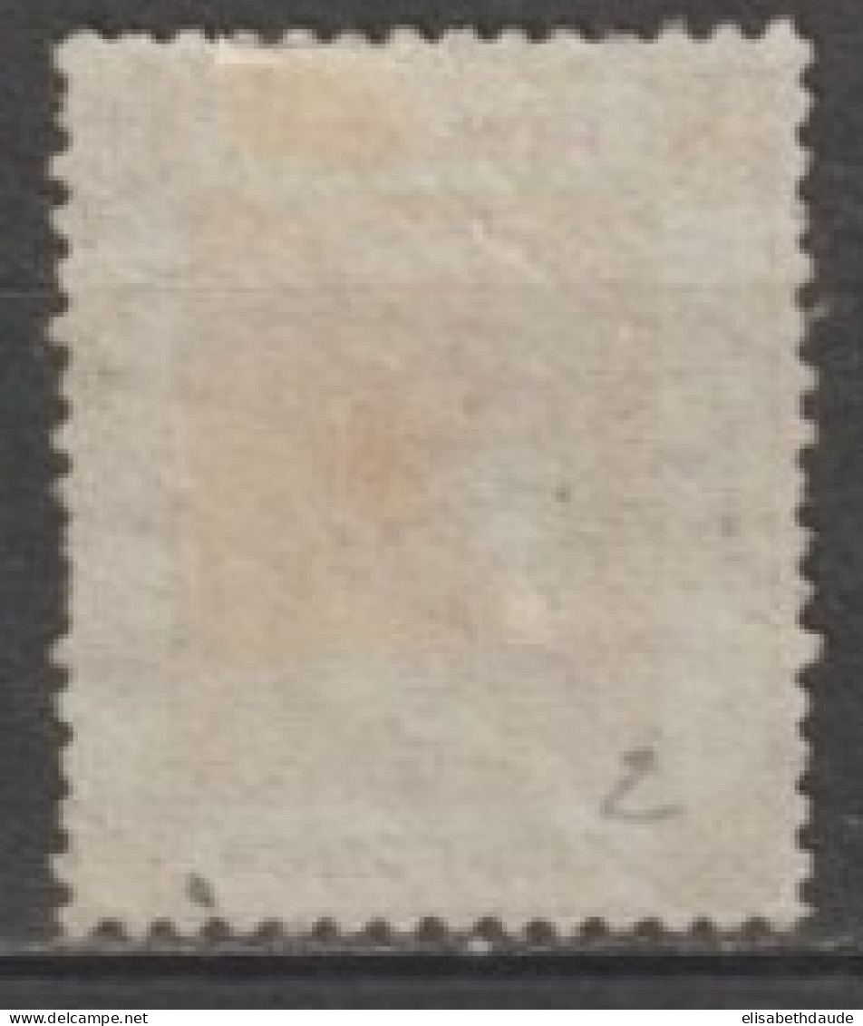 1862 - HONG KONG (CHINA) - YVERT N° 52 (*) NEUF SANS GOMME - SANS FILIGRANE - COTE = 950 EUR - Ongebruikt