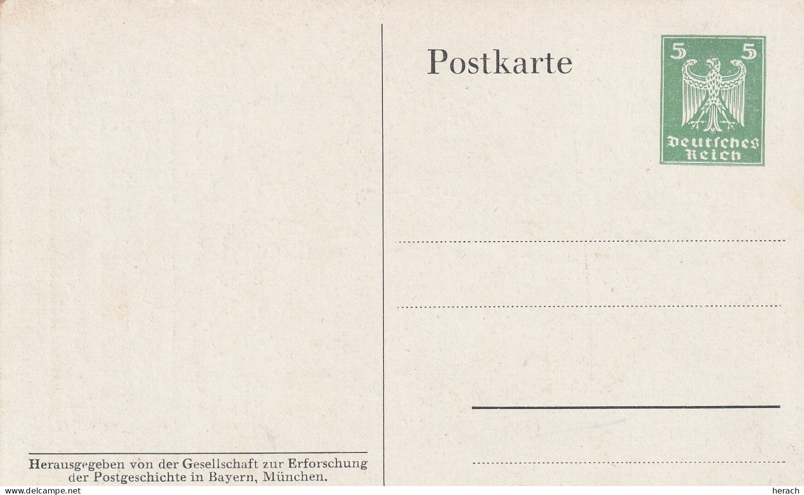 Allemagne Entier Postal Illustré 1924 - Postkarten