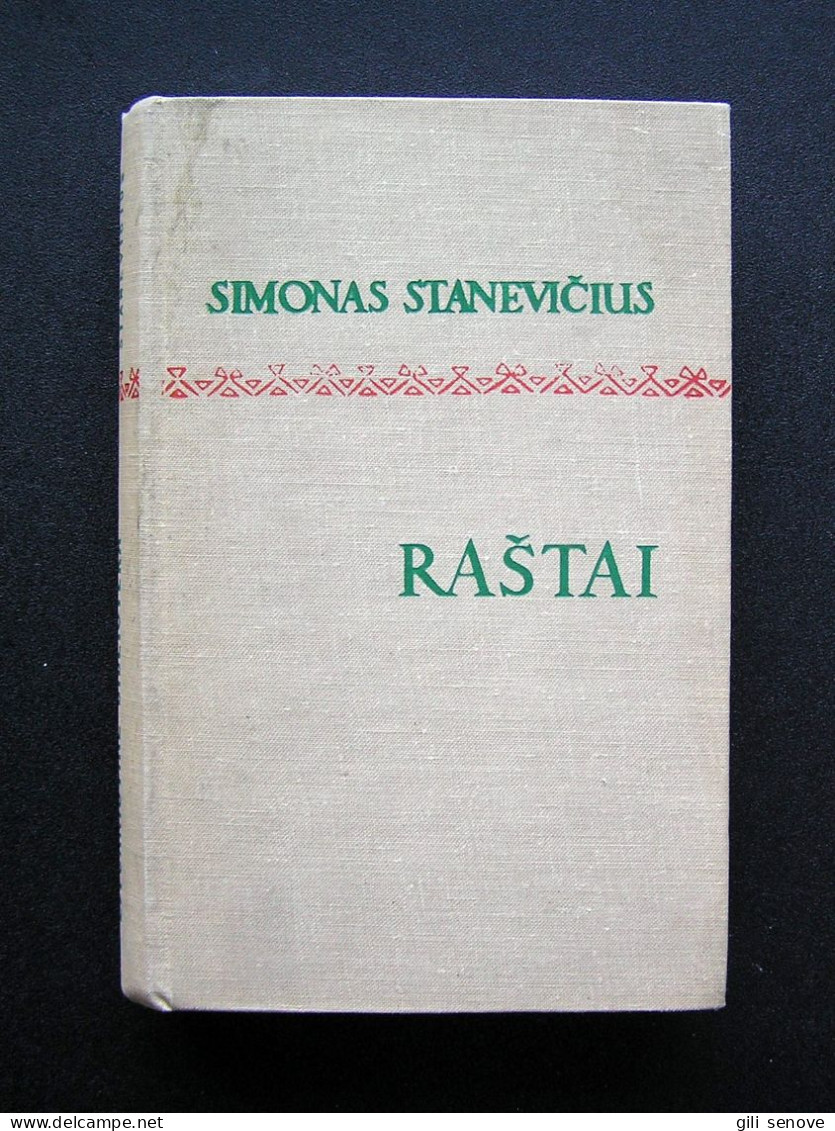 Lithuanian Book / Raštai By Stanevičius 1967 - Culture