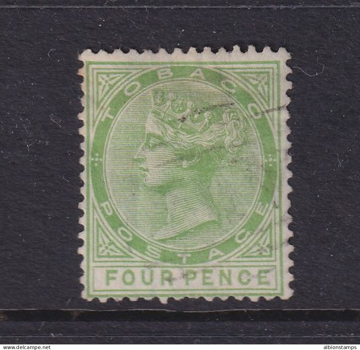 Tobago, Scott 10 (SG 10), Used - Trindad & Tobago (...-1961)