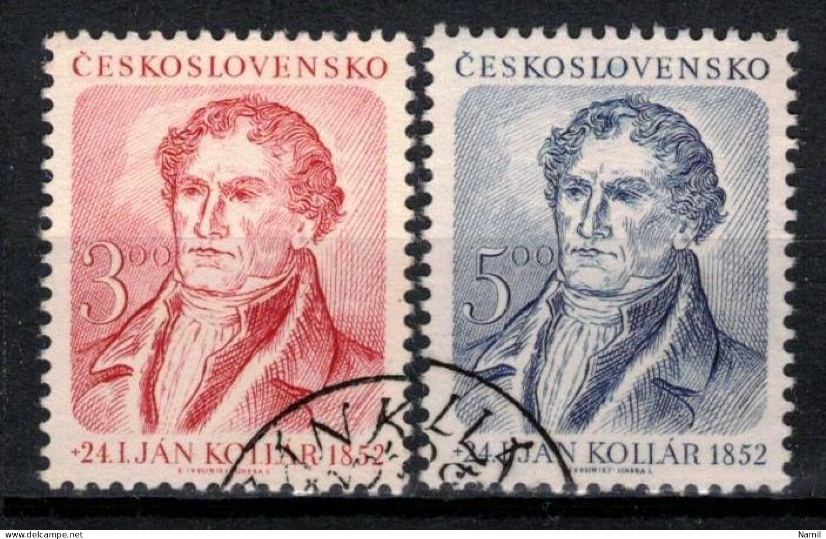 Tchécoslovaquie 1952 Mi 705-6 (Yv 614-5), Obliteré, - Used Stamps