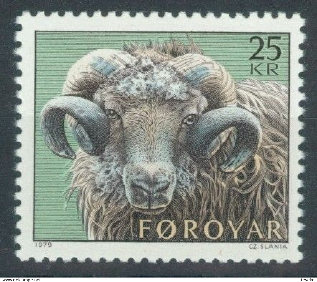 FAEROËR 1979 - MiNr. 42 - **/MNH - Fauna - Sheep Farming - Färöer Inseln