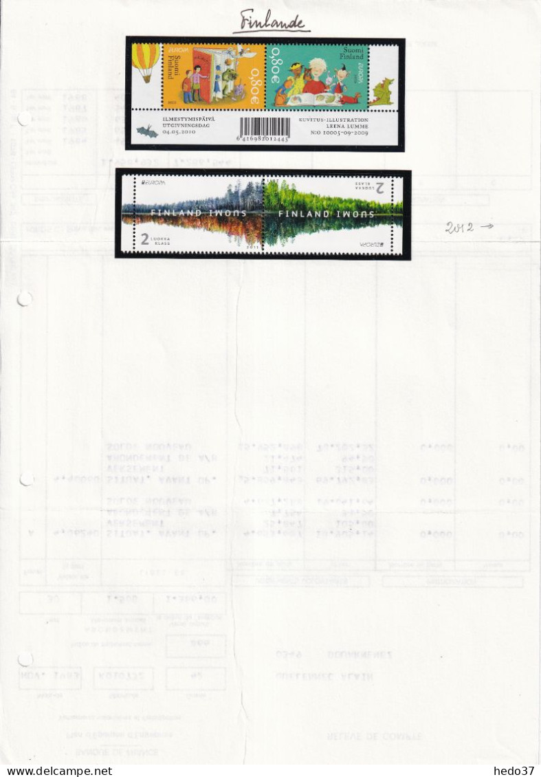 EUROPA 1977/2021 - Finlande timbres et carnets - Neuf ** sans charnière - TB