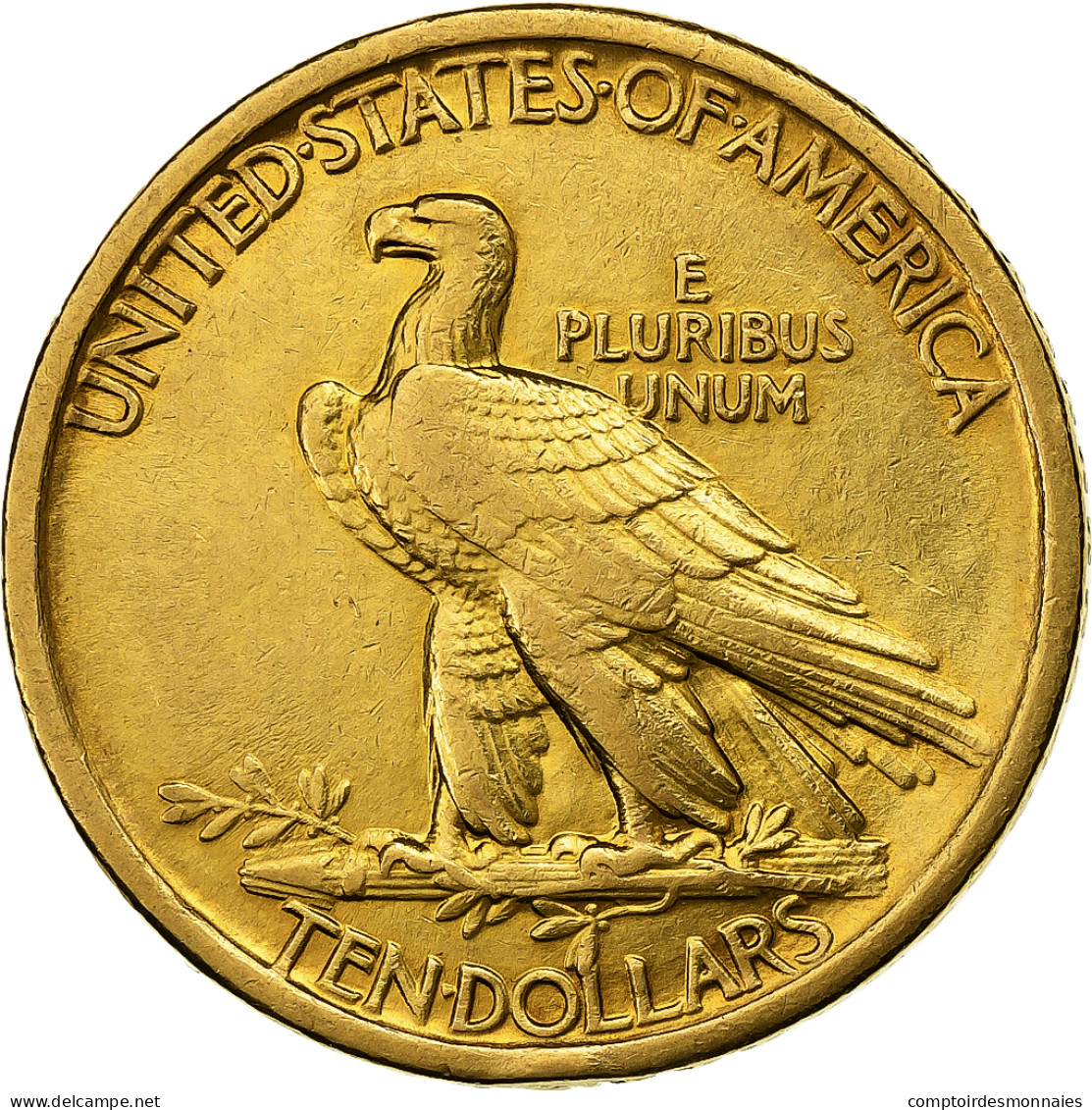 États-Unis, $10, Eagle, Indian Head, 1907, U.S. Mint, Or, TTB+, KM:125 - 5$ - Half Eagles - 1908-1929: Indian Head