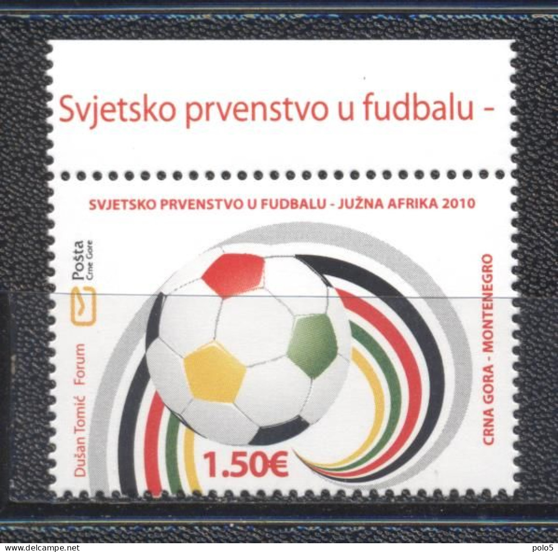 Montenegro 2010-Football World Cup South Africa Set (1v) - 2010 – Sud Africa