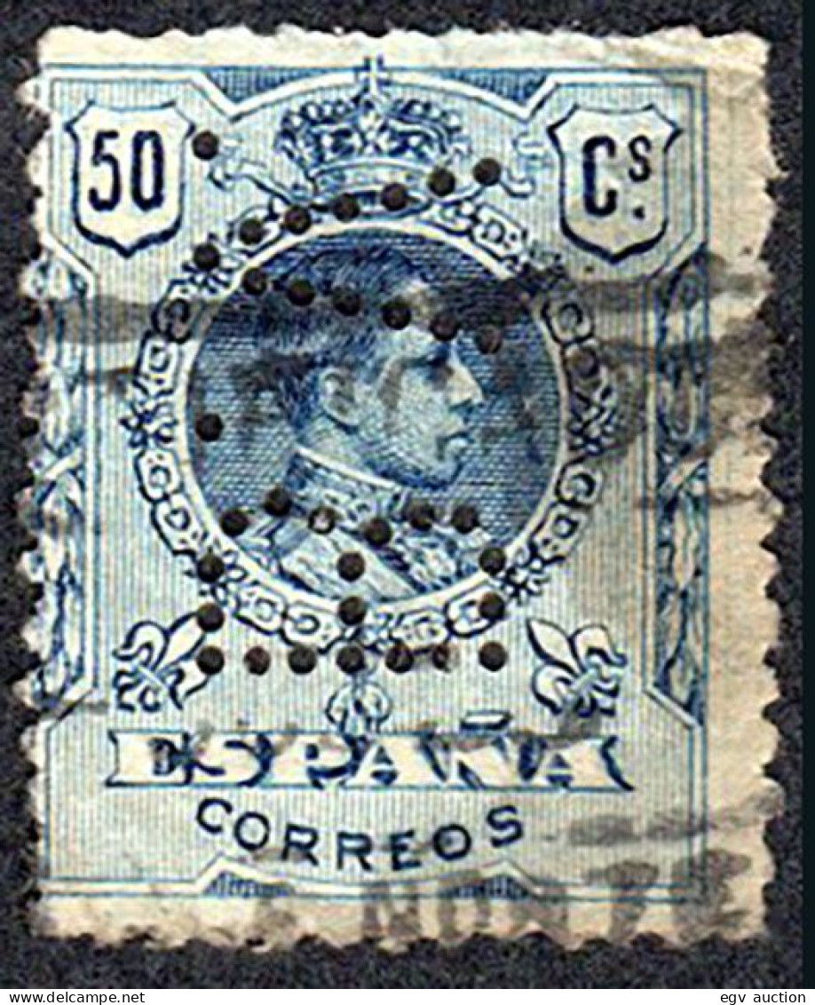 Madrid - Perforado - Edi O 277 - "B.V." (Banco) - Used Stamps