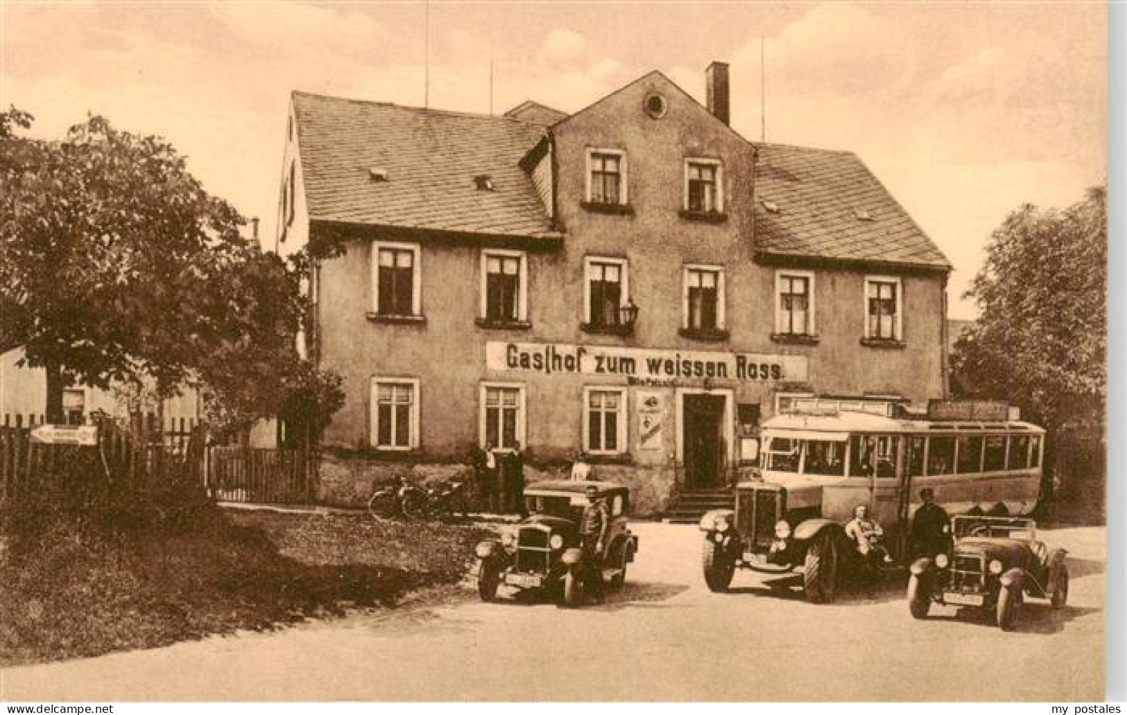 73939955 Oberfrohna_Limbach-Oberfrohna_Sachsen Gasthof Zum Weissen Ross - Limbach-Oberfrohna