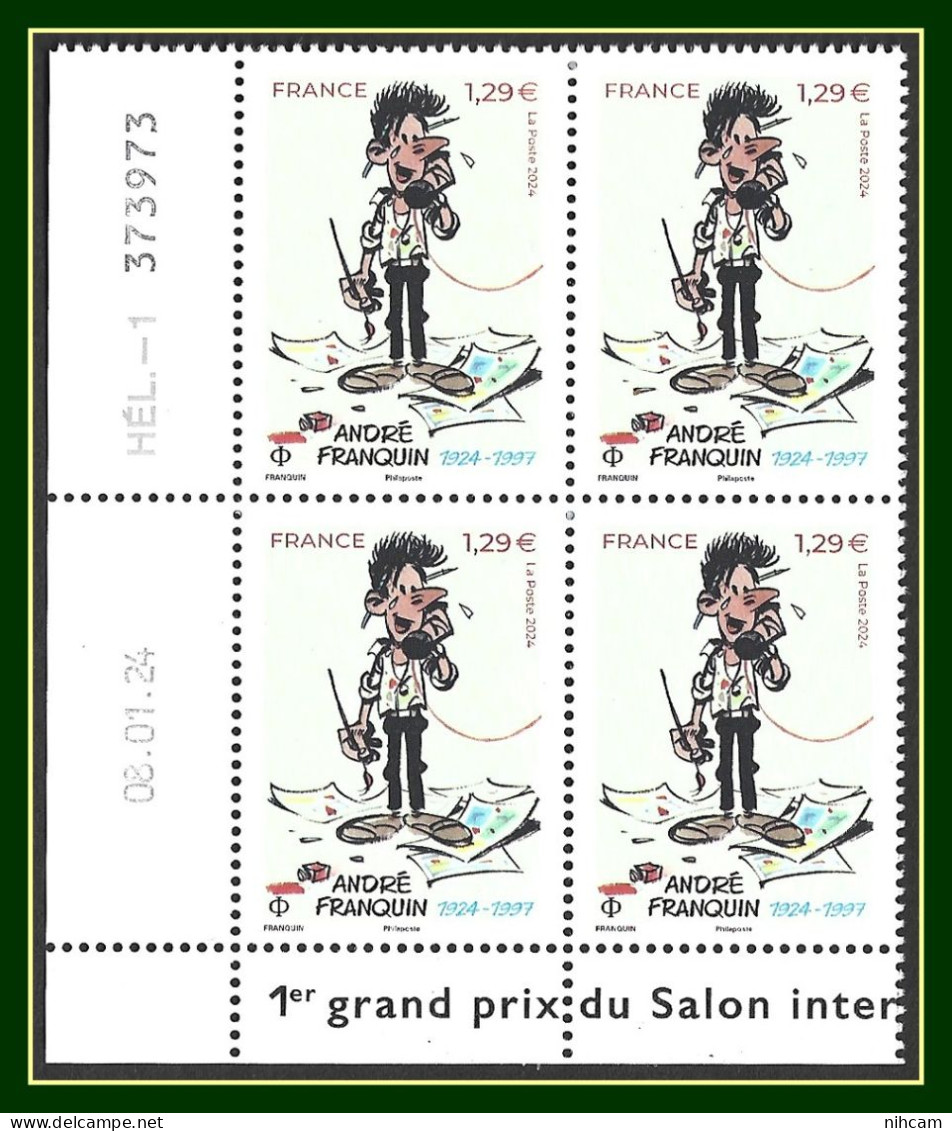 Coin Daté ** MNH Franquin 2024 BD Bande Dessinée - 2020-…