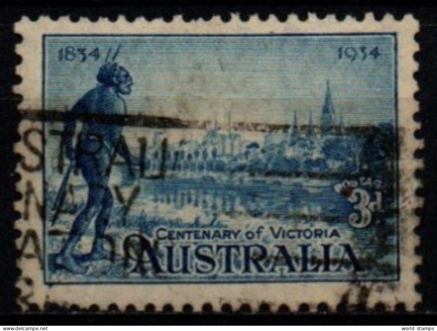 AUSTRALIE 1934 O - Usados