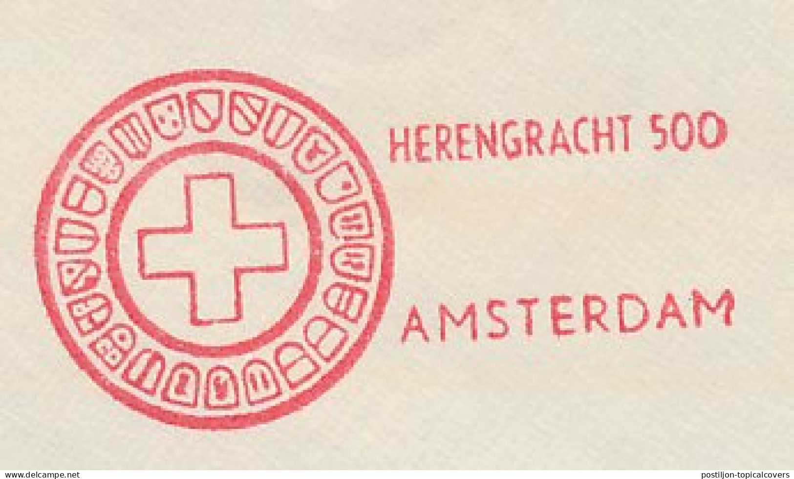 Meter Cover Netherlands 1957 Coat Of Arms - Switzerland - Amsterdam  - Andere & Zonder Classificatie