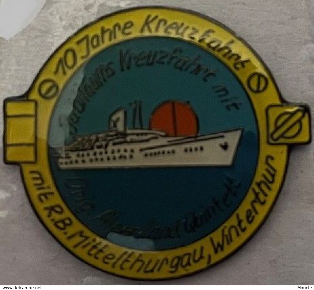 BATEAU - NAVIRE - BOAT - BOOT - BARCA - 10 JAHRE KREUZ FAHRT - MIT R.B. MITTELTHURGAU - WINTERTHUR - SUISSE -  (34) - Bateaux