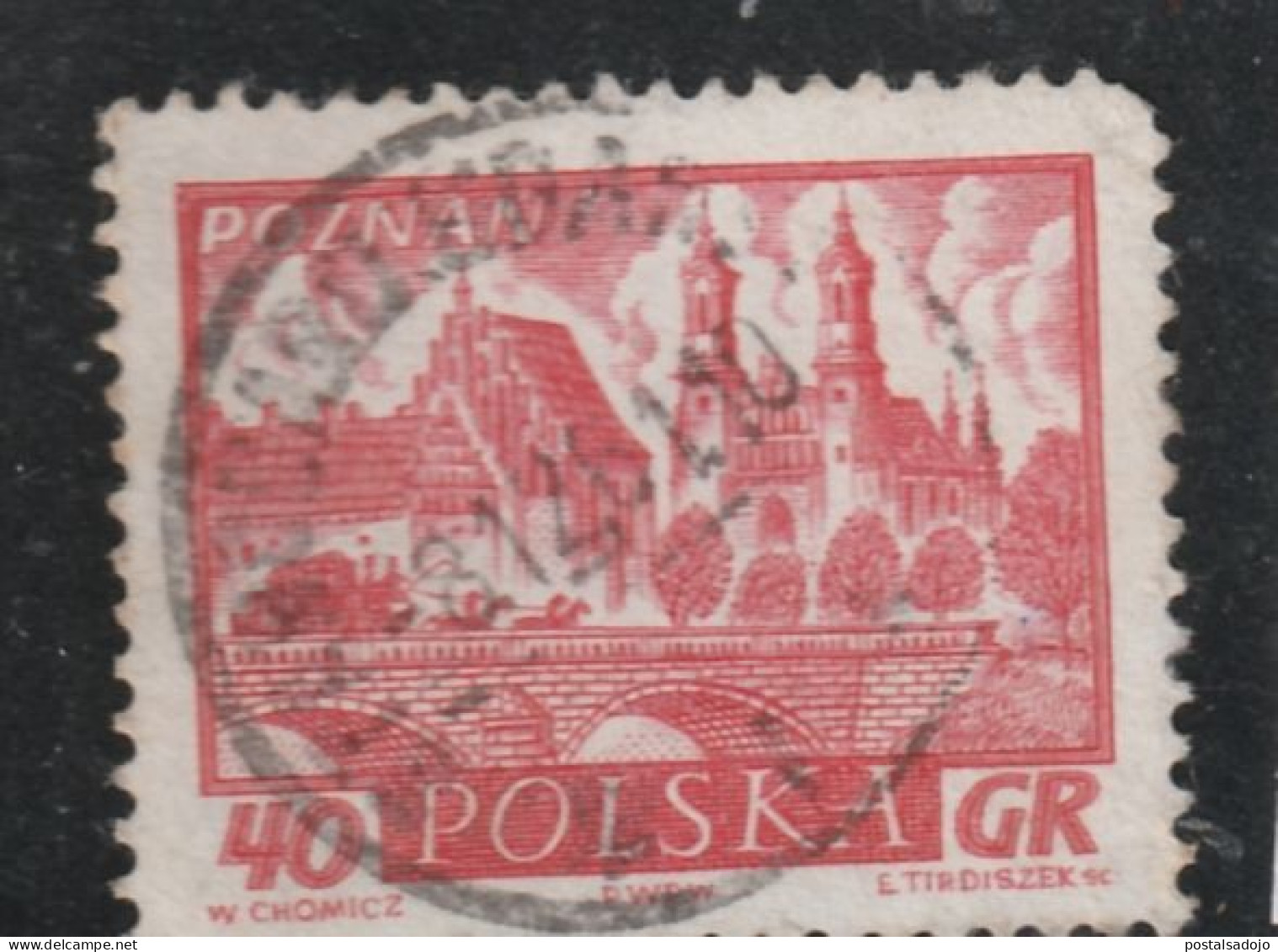 POLOGNE 550 // YVERT 1055 // 1960 - Used Stamps