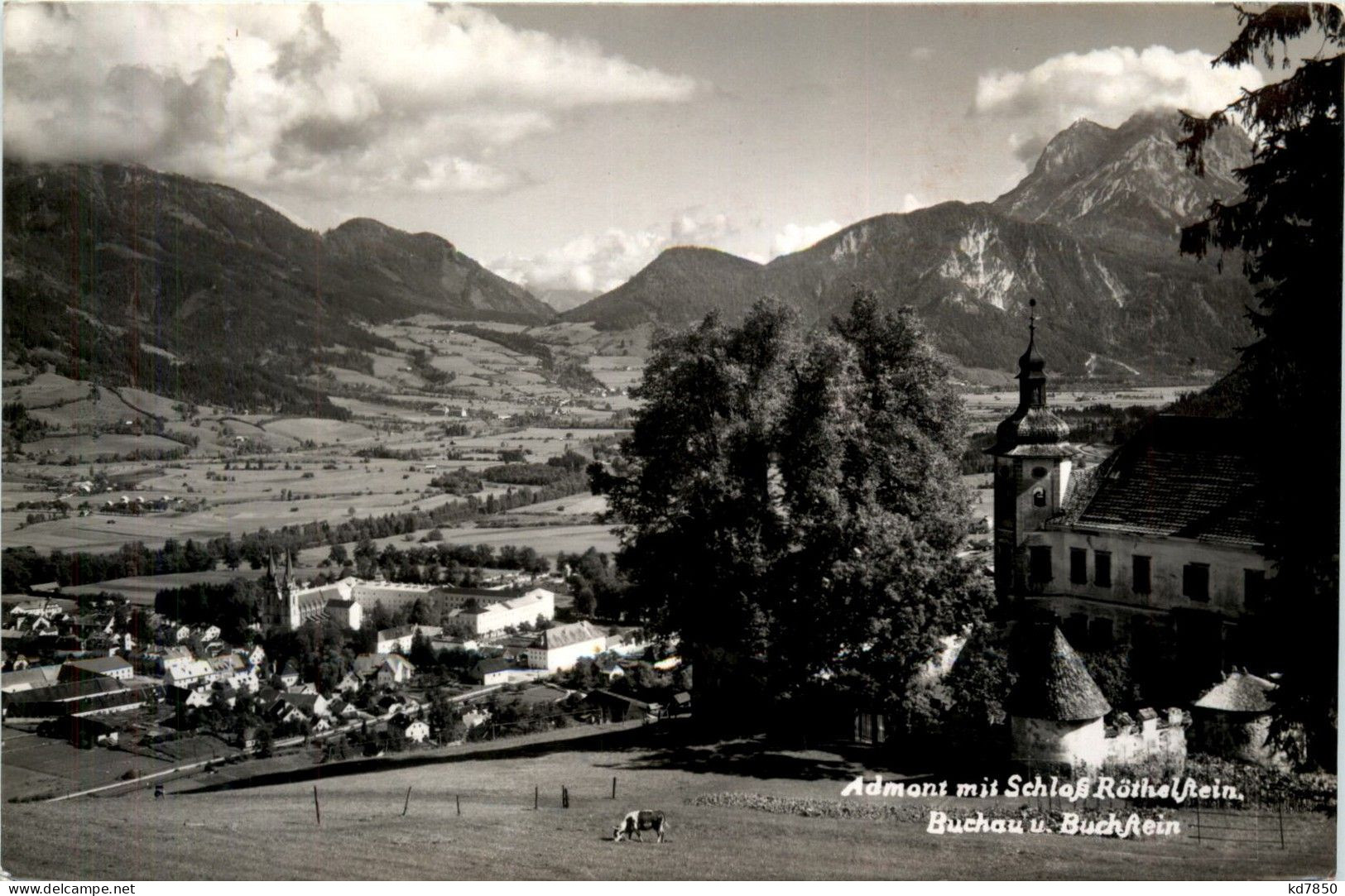 Admont/Steiermark - Admont, Mit Schloss Röthelstein, Buchau U. Buchstein - Admont