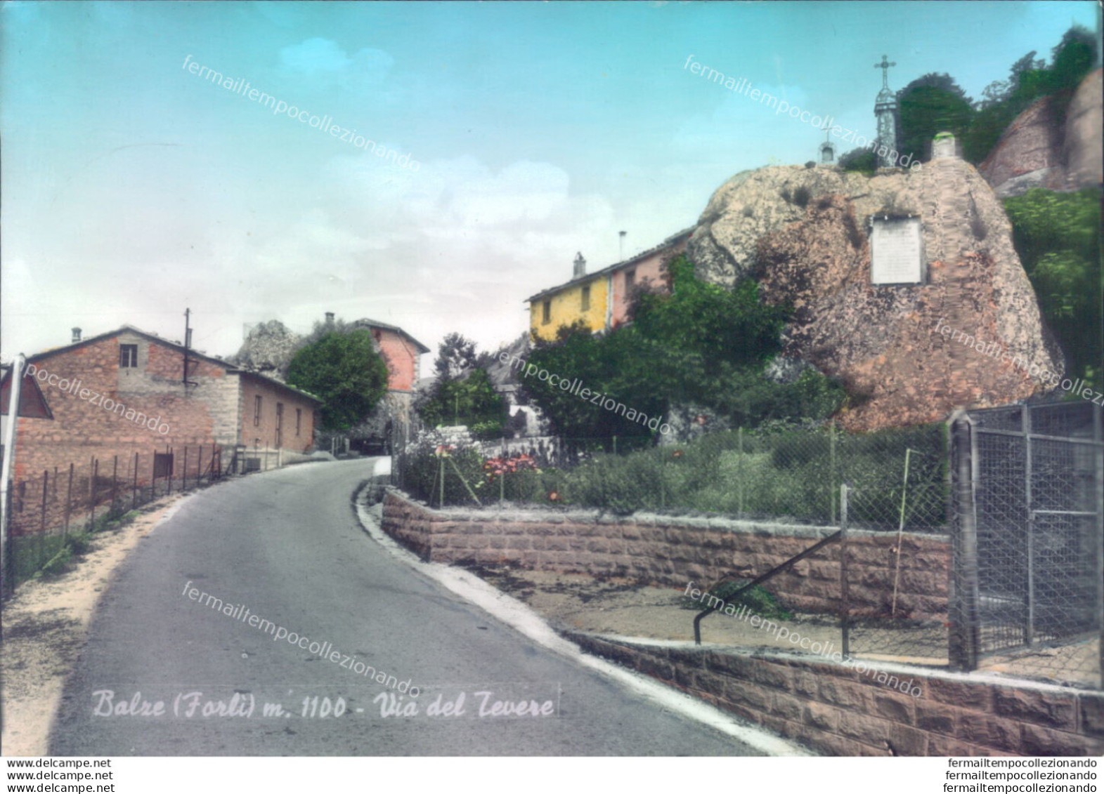 D761 Cartolina Balze Via Del Tevere Provincia Di Forli' - Forli