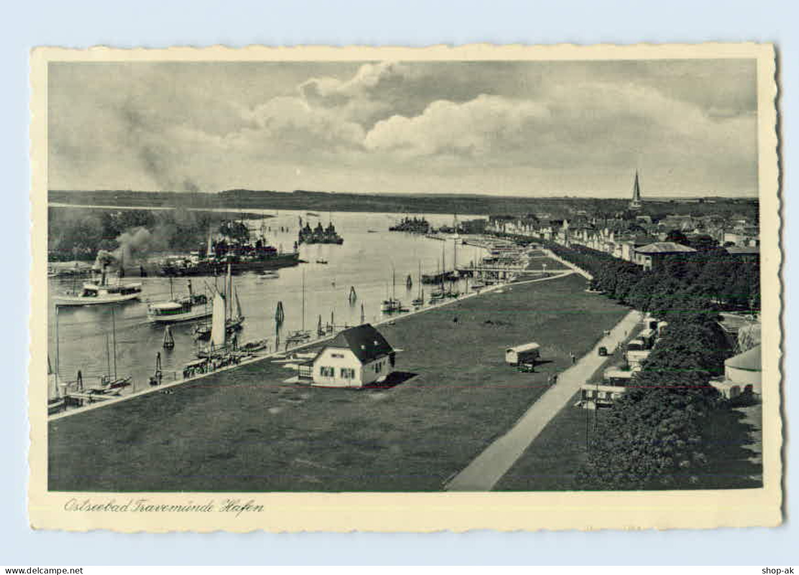 G738/ Travemünde Hafen AK 1938 - Luebeck-Travemuende