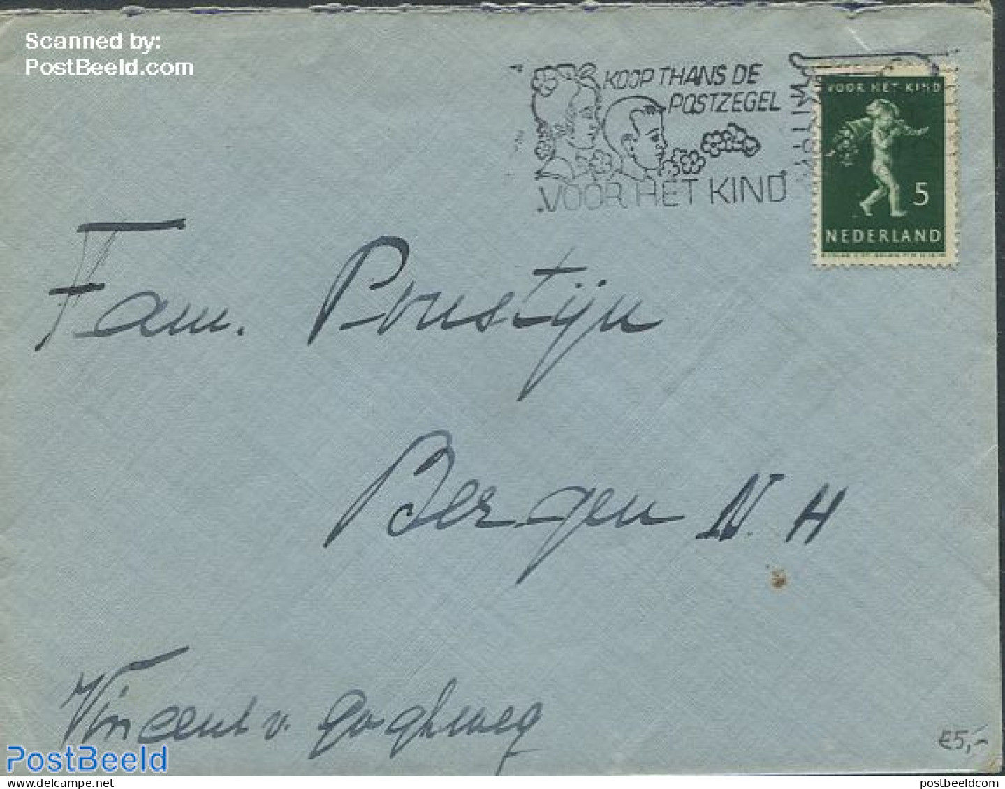 Netherlands 1936 Envelope With Nvph No.290, Postal History - Briefe U. Dokumente