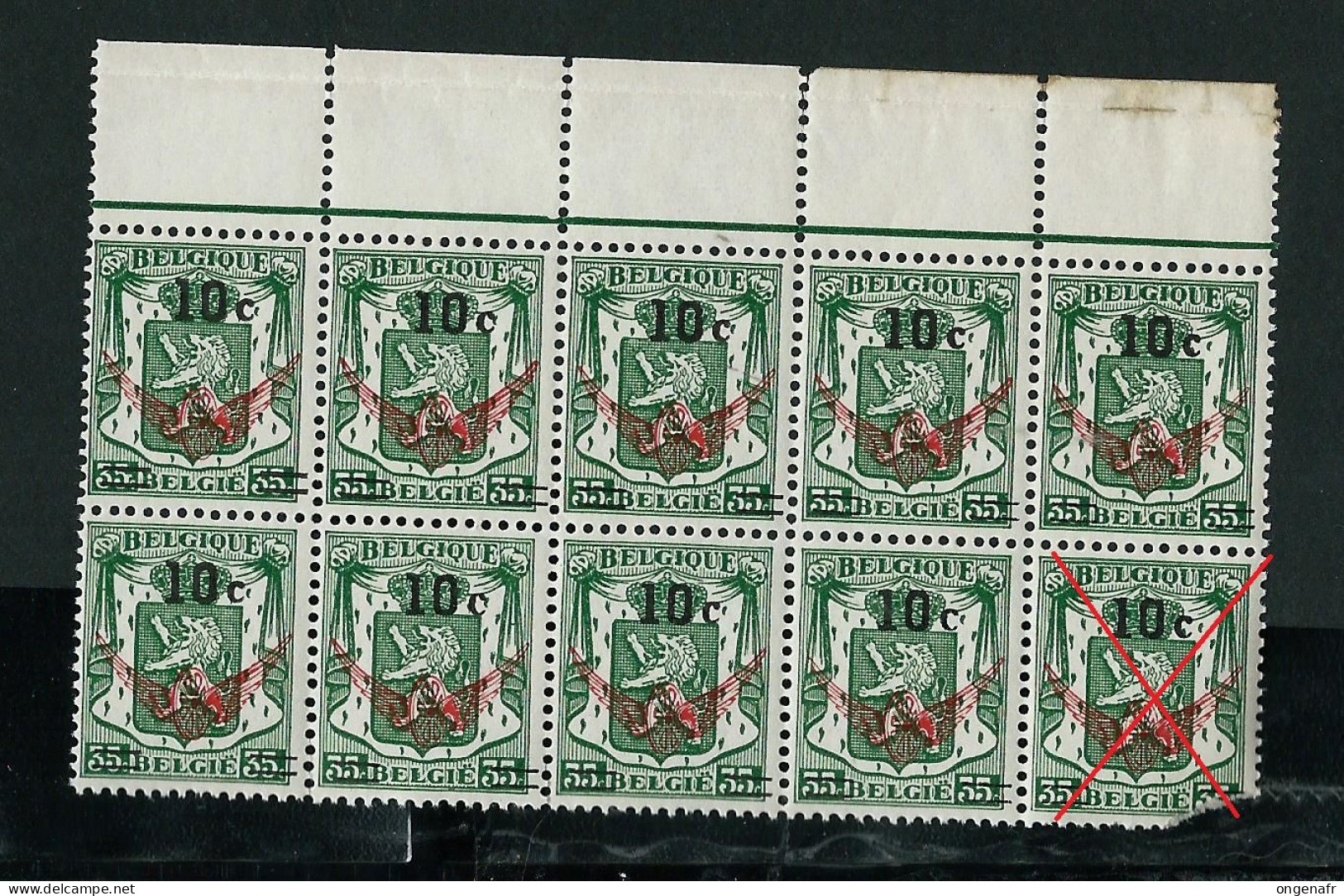 S 21 , Bloc De 9 Bdf - Mint