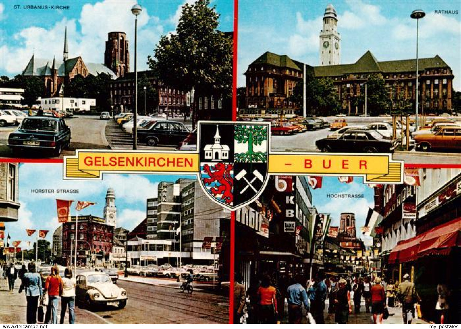 73936041 Buer_Gelsenkirchen Urbanus Kirche Rathaus Horster Strasse Hochstrasse - Gelsenkirchen