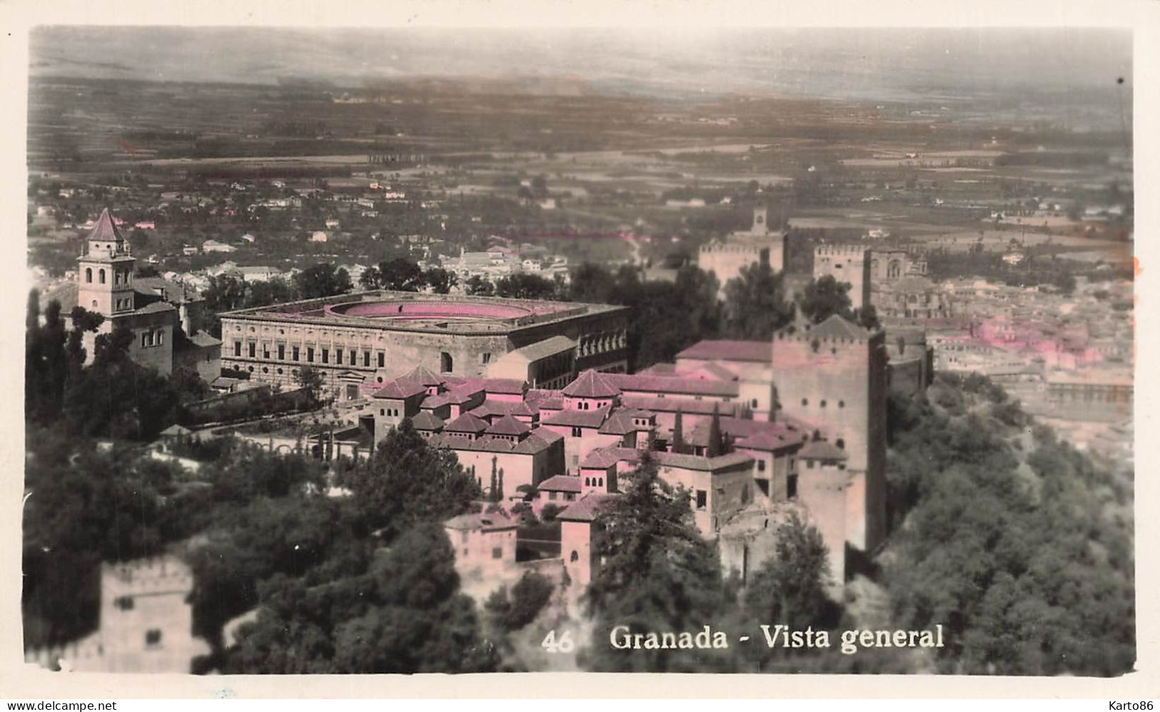 Granada * Carte Photo * Vista General * Espana Grenade Andalucia - Granada