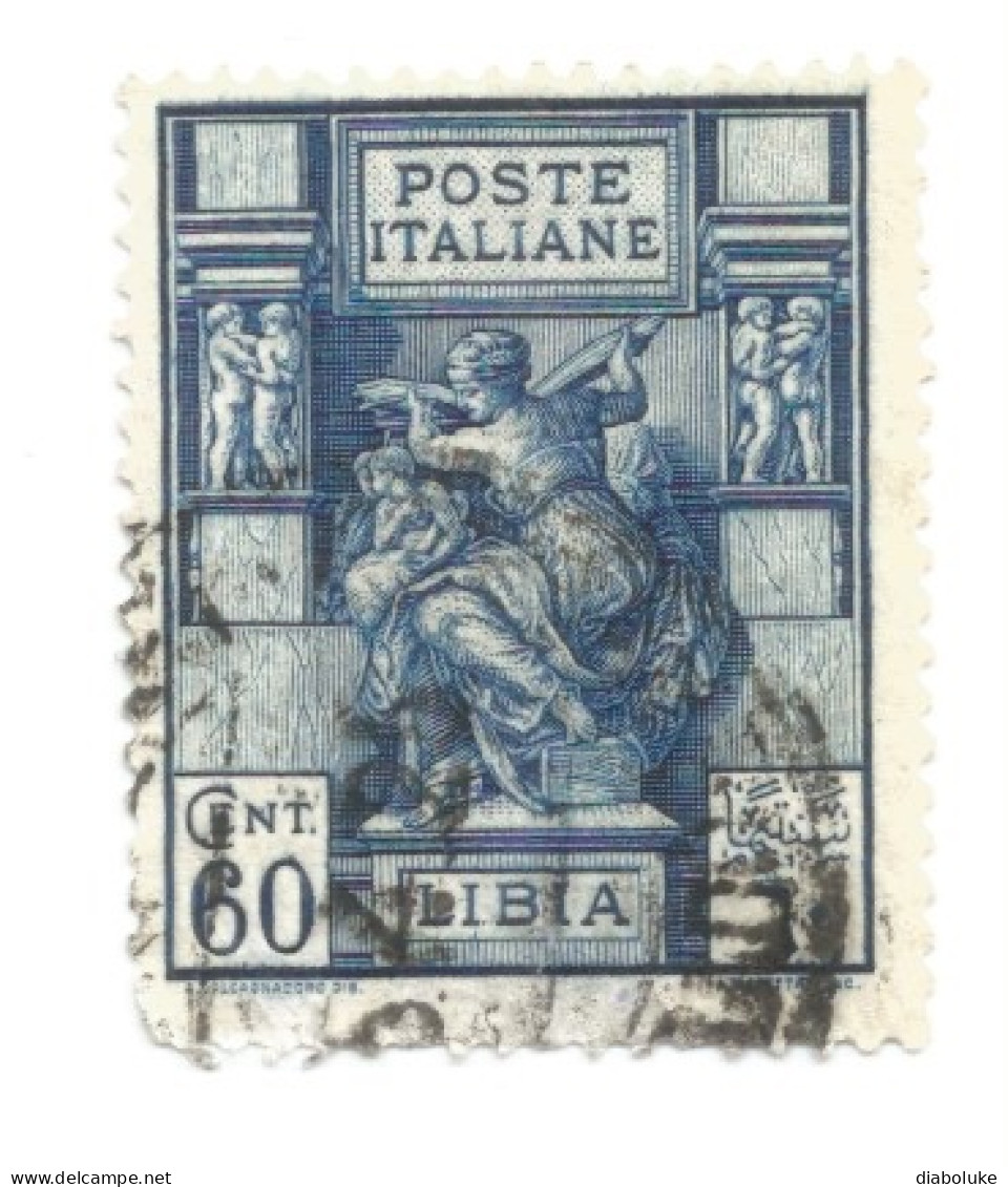 (COLONIE E POSSEDIMENTI) 1924-1931, LIBIA, SIBILLA LIBICA - 7 Francobolli Usati - Libia