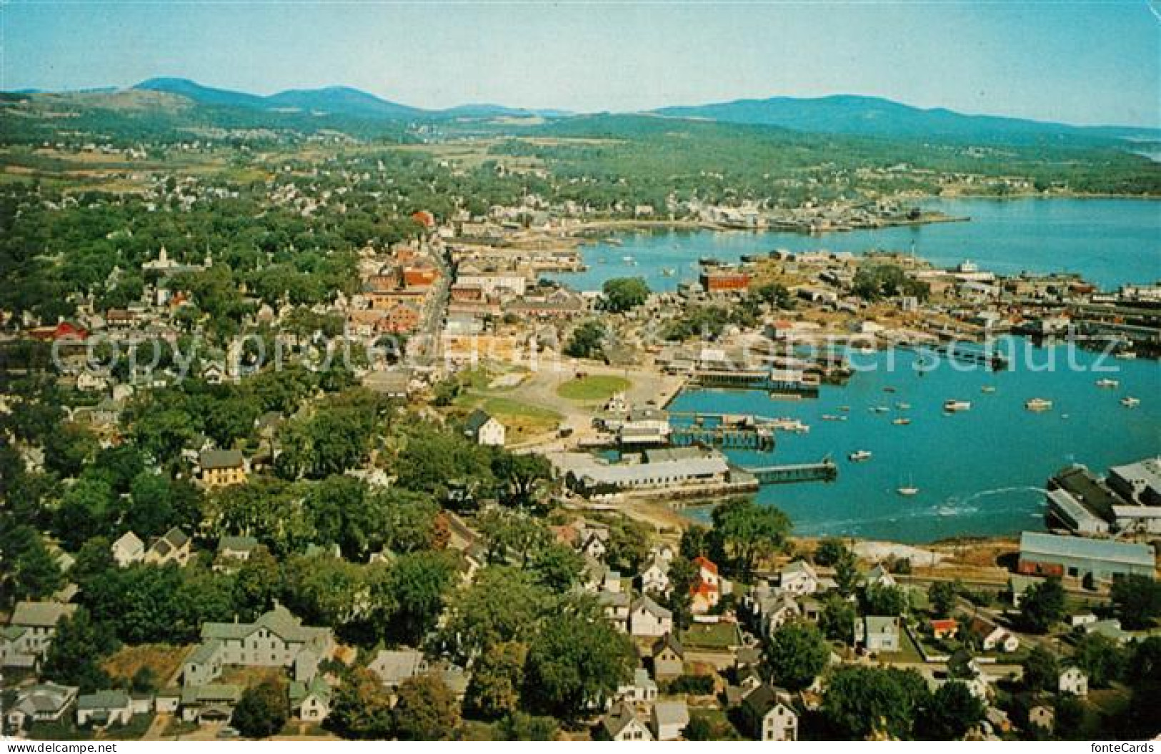 73131834 Rockland_Maine Harbour Air View - Altri & Non Classificati